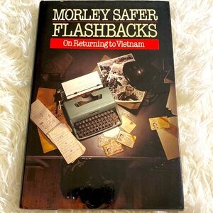 MORLEY SAFER FLASHBACKS ON RETURNING TO VIETNAM - MEMOIR Hardback EUC